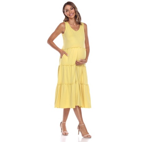 Target yellow maternity on sale dress