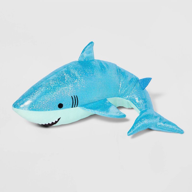 Shark with Tennis Ball Inside Plush Dog Toy - Sun Squad&#8482;, 1 of 5