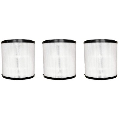 Nispira 5-Speed 4-in-1 True HEPA Filter Replacement for SilverOnyx 16" Air Purifier Model 8541832765 with Ionizer UVC Sanitizer 500 sq ft. 3 Packs