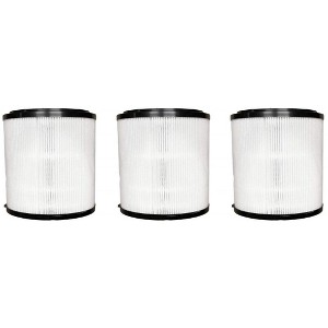 Nispira 5-Speed 4-in-1 True HEPA Filter Replacement for SilverOnyx 16" Air Purifier Model 8541832765 with Ionizer UVC Sanitizer 500 sq ft. 3 Packs - 1 of 3