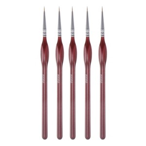 Unique Bargains Detail Nylon Hair Miniature Painting Brush 5 Pcs - 1 of 4
