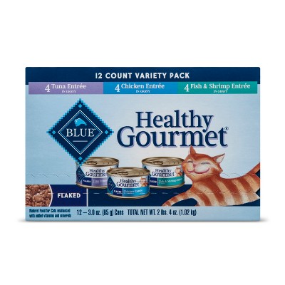 Blue Buffalo Healthy Gourmet Pate Wet Cat Food Variety