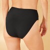 Women's Ribbed High Waist Cheeky Bikini Bottom - Shade & Shore™ - 2 of 4