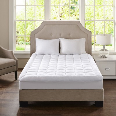 Infurnic Mattresses Overfilled Plush Soft Hypoallergenic Down Alternative Waterproof Mattress Queen for Comfortable Sleep, White, 80"*60"*0.8"