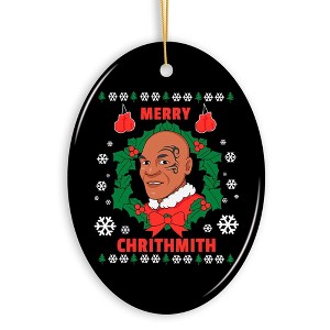Merry Chrithmith Funny Boxing Meme Christmas Ornament, Humorous Christmas Gift  3 - 1 of 4