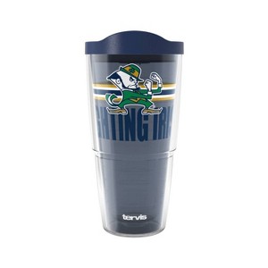 NCAA Notre Dame Fighting Irish Classic Tumbler - 24oz: Plastic Lidded Drinkware - 1 of 2