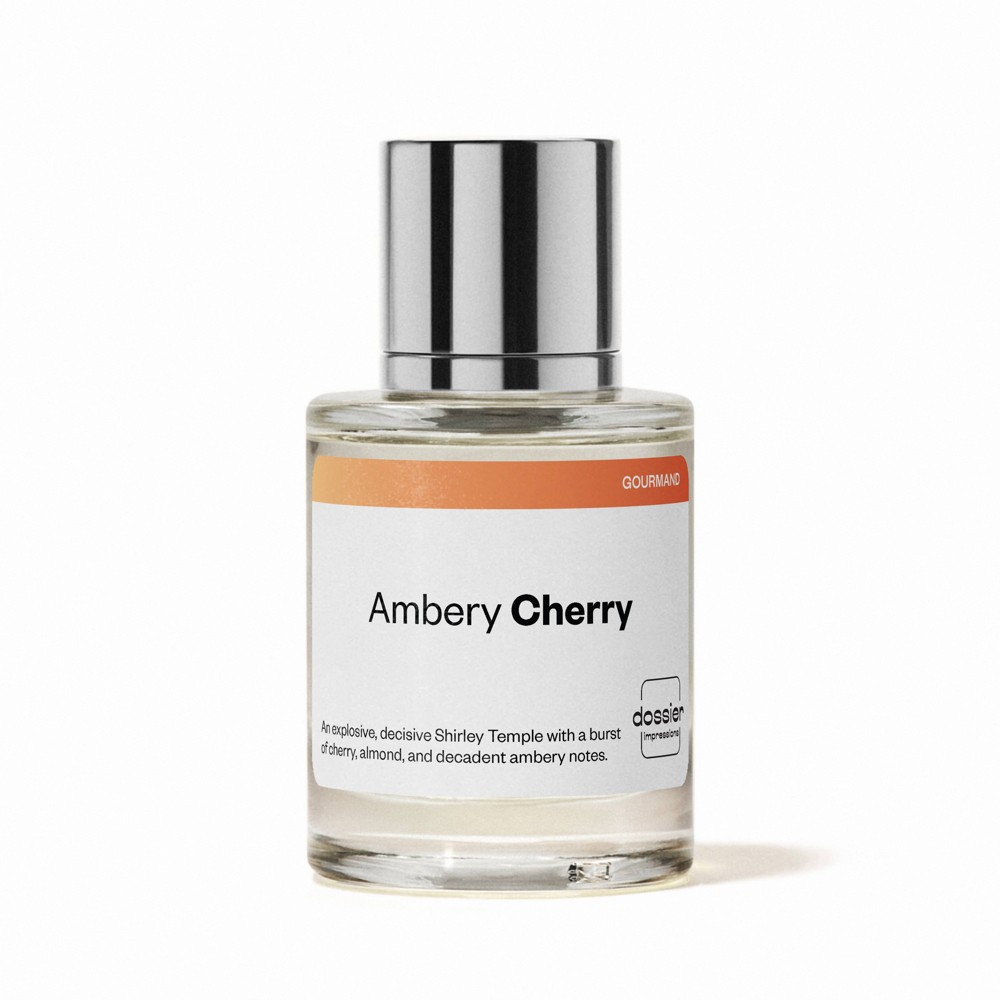 Dossier Body Perfume - Ambery Cherry - 50ml: Paraben-Free, Phthalate-Free, Vegan, Spray