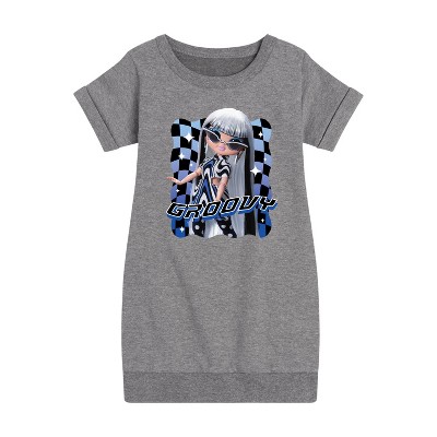 - LOL Surprise! - Groovy Babe Graphic Short Sleeve Fleece Dress