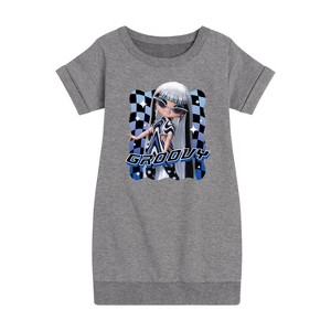 Girls' - LOL Surprise! - Groovy Babe Graphic Short Sleeve Fleece Dress - 1 of 4