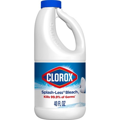 Clorox Splash Less Liquid Bleach Regular 40oz Target