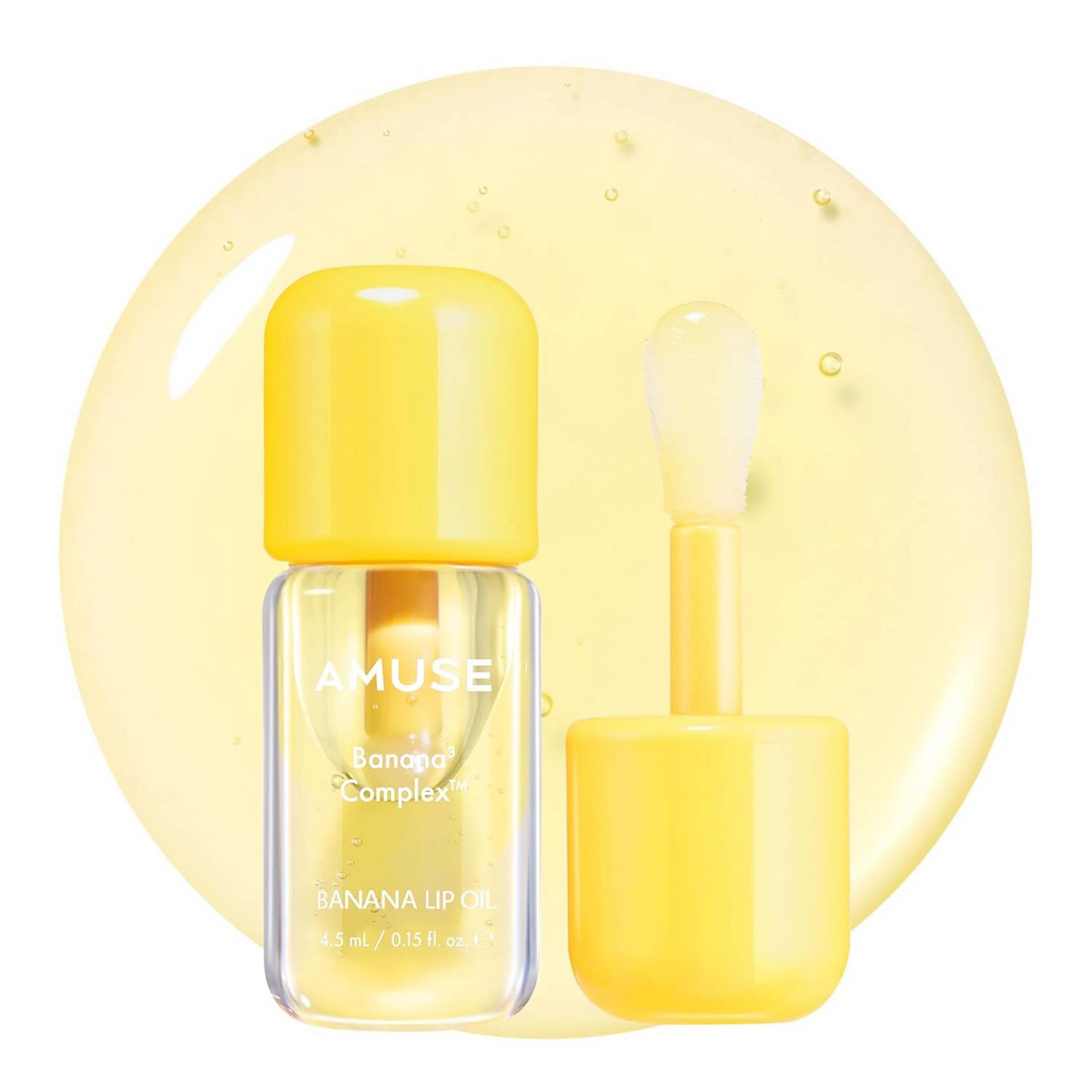 Amuse Banana Lip Oil - 02 Banana - 0.15 fl oz - Beauty Studio