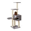 Two by Two Monroe - Gray Scratching Post Cat Furniture - 54.3 in. Tall - image 4 of 4