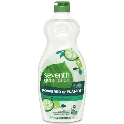 Seventh Generation Dish Wash Cleaner - Fresh Lime and Ginger - 19oz