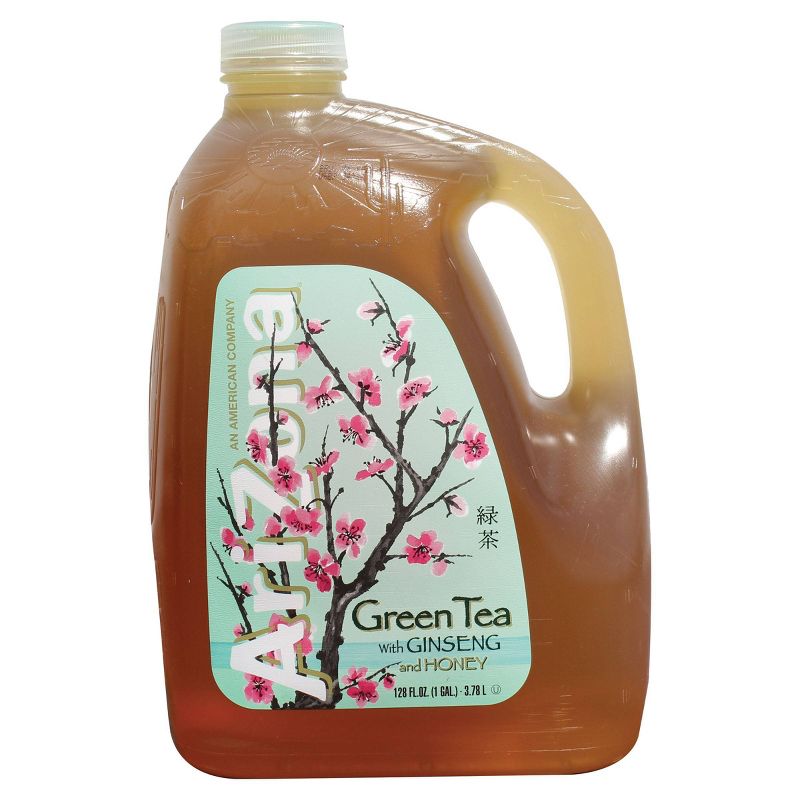 AriZona Green Tea with Ginseng and Honey - 128 fl oz Jug, 1 of 6