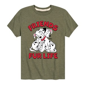 Boys' - 101 Dalmatians - Friends FUR Life Short Sleeve Graphic T-Shirt - 1 of 4