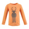 Hudson Baby Infant and Toddler Boy Long Sleeve T-Shirts, Woodland - image 3 of 4