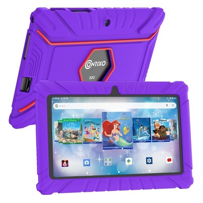 Contixo V8 7” Kids Tablet – 32GB Android Tablet for Kids with Parental Controls, Educational Apps & Durable Kid-Proof Case – Ideal for Ages 3–10