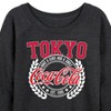 Women's - Coca-Cola - EST 1886 Lightweight French Terry Wide Neck Long Sleeve Shirt - 2 of 4