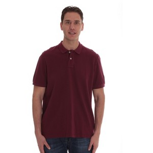 Whiskey and Oak Classic Fit Short Sleeve Polo Shirts for Men - 1 of 3