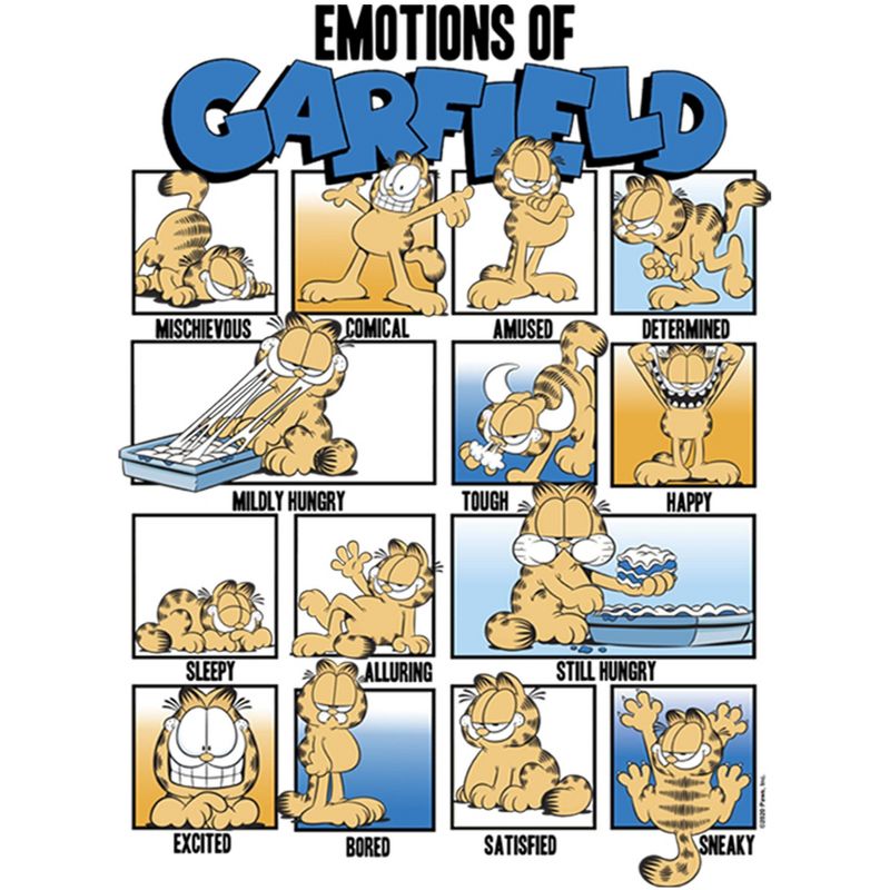 Boy's Garfield Emotions of Garfield T-Shirt, 2 of 5