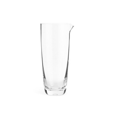 Nambe Taos Glass Pitcher, Carafe with Easy Pour Spout, Clear Jug for Cocktails, Lemonade, Water,32-Ounce