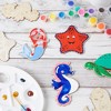 Bright Creations 24 Pieces Unfinished Sea Creatures Wood Cutouts for Crafts, Wooden Ocean Animals (Turtle, Seahorse, Starfish, Mermaid) - 2 of 4