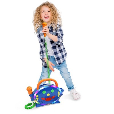 Kidzlane Karaoke Machine For Kids With 2 Microphones 100 Preloaded
