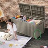 Infurnic Deck Boxes, Waterproof Deck Box with Large Storage Capacity for Patio Furniture, Garden Tools, All Weather Use, Brown, 60.8"*28.4"*29.2" - 2 of 4