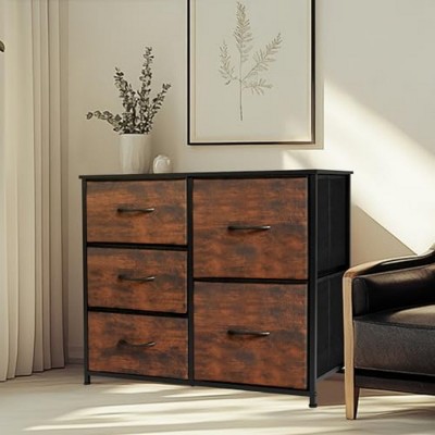 FONTOI Decorative Storage Cabinets, Harmonious Storage Solutions, Stylish Cabinet that Blends with Any Home Decor, Brown, 31.5"*11.8"*34.25"