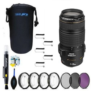 Canon 70-300mm f/4-5.6 EF IS USM Lens With Lens Pouch and Close Up - 1 of 4