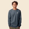 Dalix Ghost Embroidered Long Sleeve Tee Lightweight Soft Cotton Shirt Mens - 2 of 4