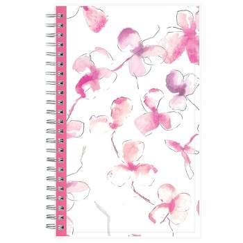 BLUE SKY January to December 2024 5"x8" Weekly/Monthly Safety Wirebound Planning Calendar BCA Orchid CYO
