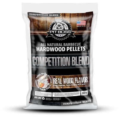 BBQ Wood Pellet Fuel - Competition Blend - 40 lb bag - Pit Boss