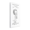 Stupell Industries Toilet Paper Roll Vintage Patent Minimal Black White, 10" x 15" - 3 of 4