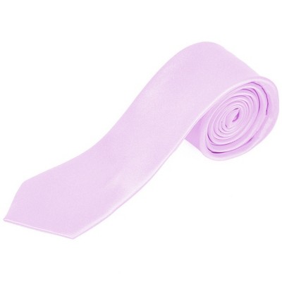 Men's Solid Color 2.5 Inch Wide And 57 Inch Long Slim Neckties