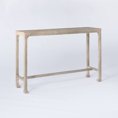 Belmont Shore Curved Foot Console Table Knock Down Natural Threshold Designed With Studio Mcgee Entryway Furniture With Levelers Target