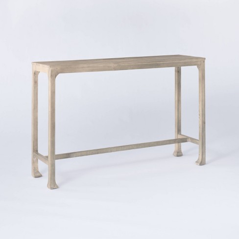 Belmont Shore Curved Foot Console Table Knock Down Natural Threshold Designed With Studio Mcgee Entryway Furniture With Levelers Target