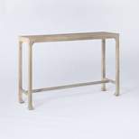 Belmont Shore Curved Foot Console Table Knock Down Natural - Threshold™ designed with Studio McGee