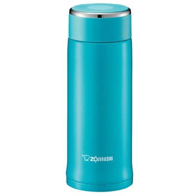 Zojirushi Turquoise Blue Stainless Steel 12 Ounce Travel Mug