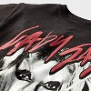 Women's Lady Gaga Red Lip Short Sleeve Graphic T-Shirt - Black - 3 of 3