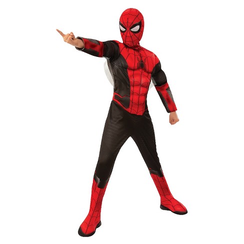 Boys' Marvel Deluxe Spider-man Costume - Size 4-6 - Black : Target