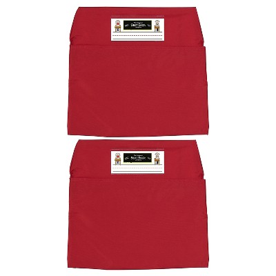 Seat Sack Laminated Fabric Standard Seat Sack 14" Red 2/Bundle (SSK00114RD-2)