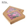 Unique Bargains Mini Artificial Rose Flower Heads for DIY Craft 3.15 Inch Dia 50 Packs - 3 of 4