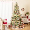 Tangkula 6/7.5/9 ft  Artificial Christmas Tree  w/ 765/1135/1871 Branch Tips 280/470/690 Lights - 2 of 4