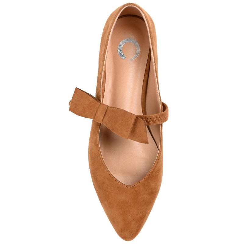 Journee Collection Womens Aizlynn Ballet Pointed Toe Slip On Flats, 5 of 11