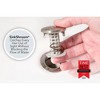 SinkShroom (Nickel Edition) The Hair Catcher That Prevents Clogged Bathroom Sink Drains from TubShroom - 3 of 4