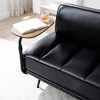 JUJABU 55" Modern Faux Leather Bed Bench with Swivel Tray & Metal Legs for Bedroom or Living Room - 3 of 4