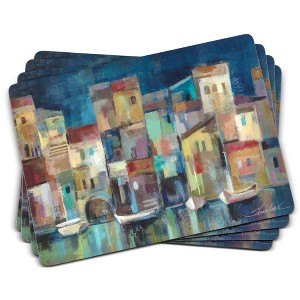 Pimpernel Evening Port Placemats Set of 4 - 15.7 x 11.7 Inch - 1 of 4