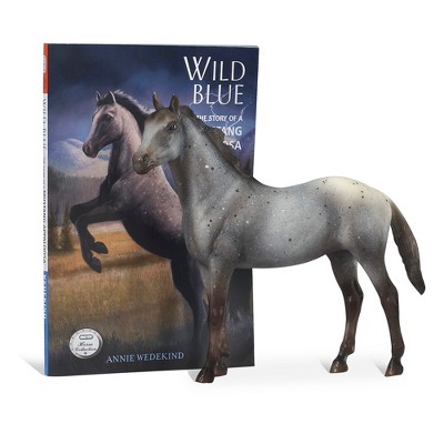 Breyer: C3 Horse Figurine and Book Set, Wild Blue