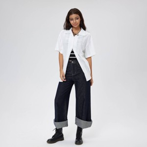 Women's Short Sleeve Blouse - Wild Fable™ White - 1 of 4